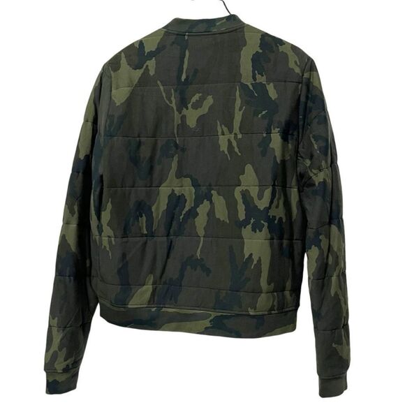 MAJESTIC FILATURES Camo Quilted Bomber Jacket - Picture 5 of 6